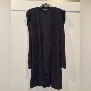 INC International Concepts Black Long Cardigan